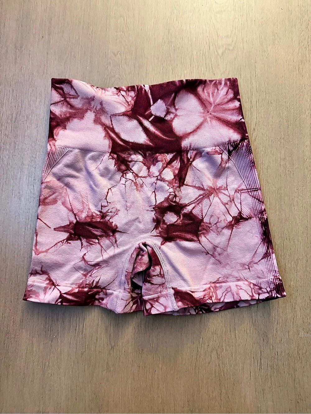 Athletic Shorts in Pink & Purple Large Like New